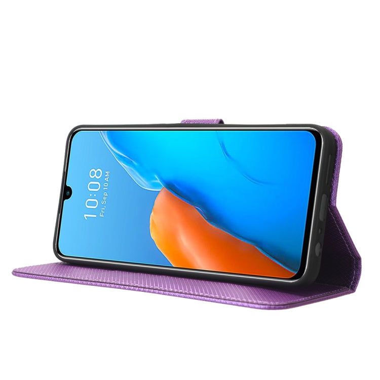 For Infinix Note 12 Pro 4G X676B Diamond Texture Leather Phone Case(Purple) - Infinix Cases by buy2fix | Online Shopping UK | buy2fix