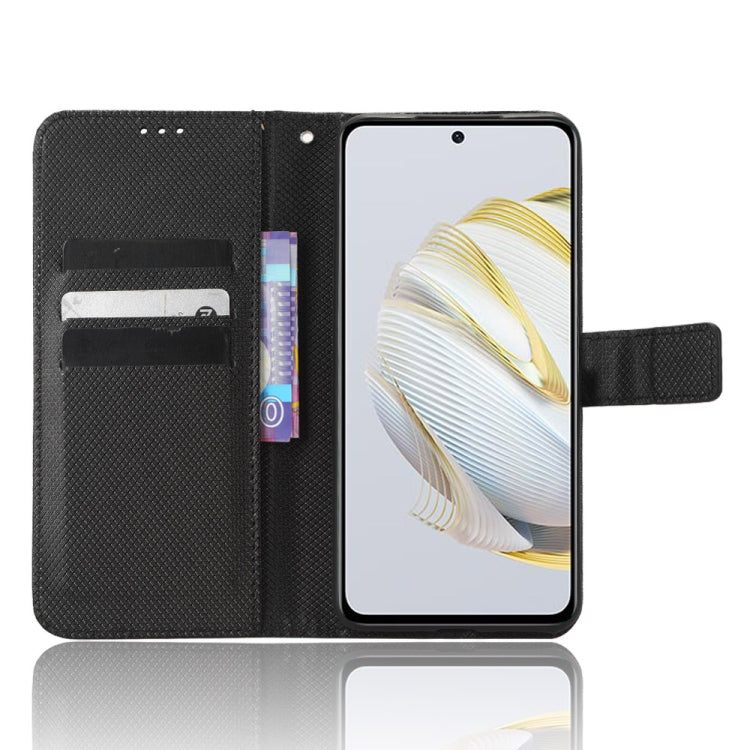 For Huawei nova 10 SE Diamond Texture Leather Phone Case(Black) - Huawei Cases by buy2fix | Online Shopping UK | buy2fix