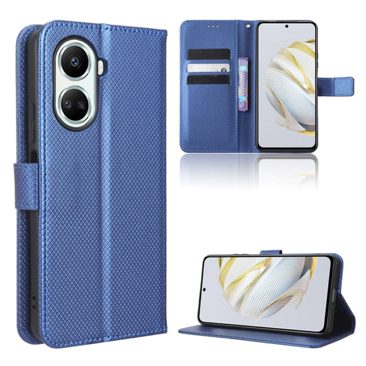 For Huawei nova 10 SE Diamond Texture Leather Phone Case(Blue) - Huawei Cases by buy2fix | Online Shopping UK | buy2fix