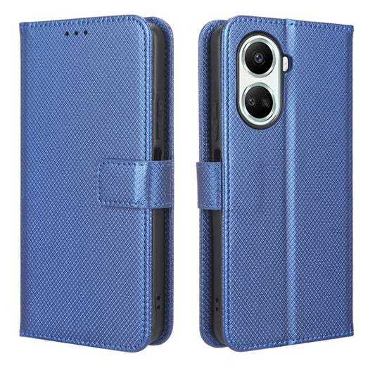 For Huawei nova 10 SE Diamond Texture Leather Phone Case(Blue) - Huawei Cases by buy2fix | Online Shopping UK | buy2fix