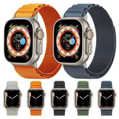 Nylon Loop Watch Band For Apple Watch Ultra 49mm&Watch Ultra 2 49mm / Series 9&8&7 45mm / SE 3&SE 2&6&SE&5&4 44mm / 3&2&1 42mm(Beige) - Watch Bands by buy2fix | Online Shopping UK | buy2fix