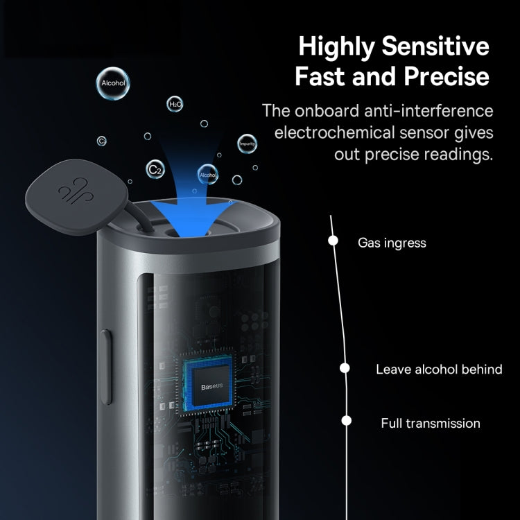 Baseus SafeJourney Pro Series Breathalyzer(Space Grey) by Baseus