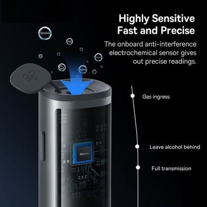 Baseus SafeJourney Pro Series Breathalyzer(Space Grey) by Baseus