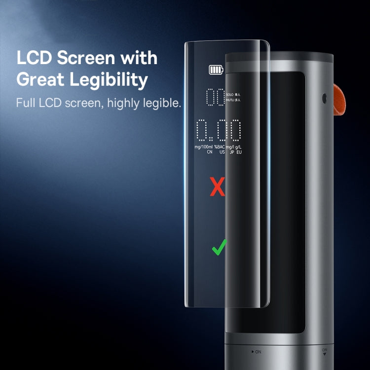 Baseus SafeJourney Pro Series Breathalyzer(Space Grey) by Baseus