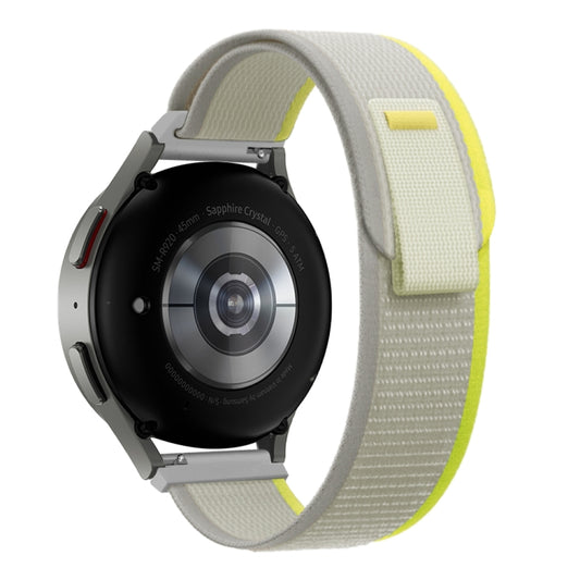 22mm Universal Loop Nylon Watch Band(Yellow Beige) - 22mm Bands by buy2fix | Online Shopping UK | buy2fix