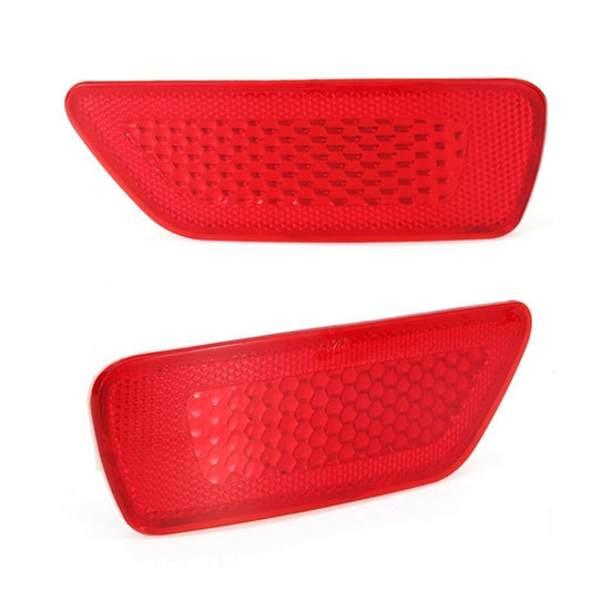 1 Pair For Jeep Grand Cherokee 2011-2018 Car Rear Bumper Lamp Reflector 57010720AC 57010721AC(Red) - Warning Lights by buy2fix | Online Shopping UK | buy2fix