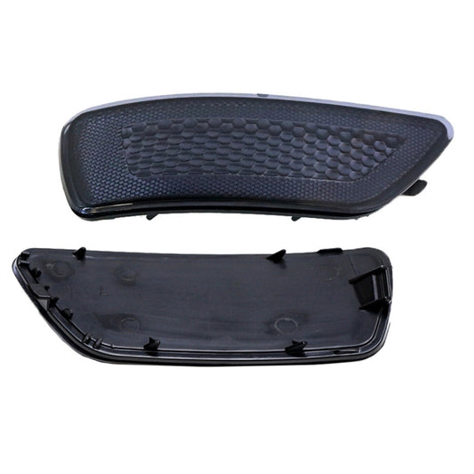 1 Pair For Jeep Grand Cherokee 2011-2018 Car Rear Bumper Lamp Reflector 57010720AC 57010721AC(Smoked Black) - Warning Lights by buy2fix | Online Shopping UK | buy2fix