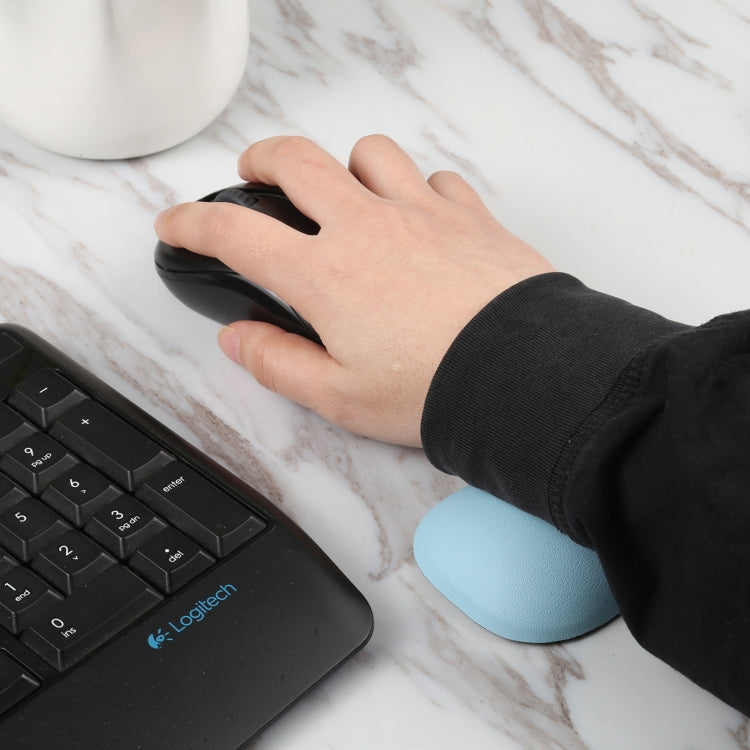 Silicone Rubber Wrist Guard Mouse Holder(Blue) by buy2fix