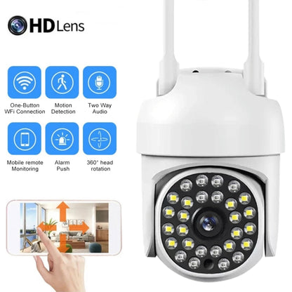 A13 1080P 28 Lights Smart PTZ Camera Supports Two-way Voice Intercom - Wireless Camera by buy2fix | Online Shopping UK | buy2fix