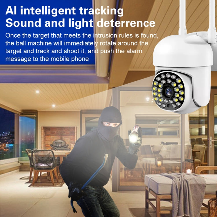 A13 1080P 28 Lights Smart PTZ Camera Supports Two-way Voice Intercom - Wireless Camera by buy2fix | Online Shopping UK | buy2fix