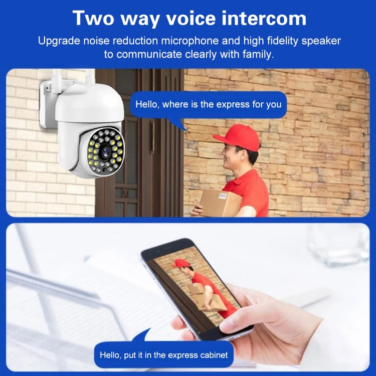 A13 1080P 28 Lights Smart PTZ Camera Supports Two-way Voice Intercom - Wireless Camera by buy2fix | Online Shopping UK | buy2fix