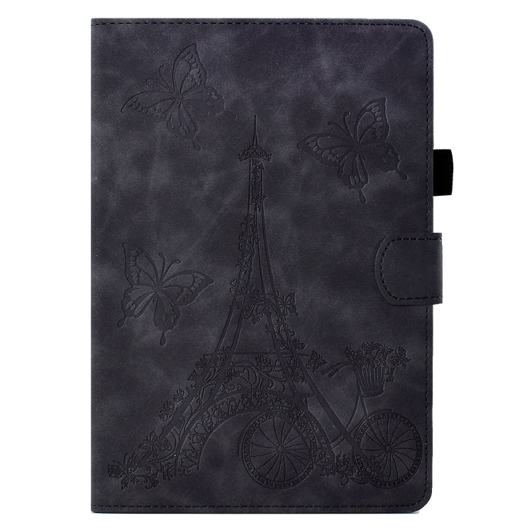 For iPad 2025 / 2022 Tower Embossed Leather Smart Tablet Case(Black) - iPad 2025 / 2022 Cases by buy2fix | Online Shopping UK | buy2fix