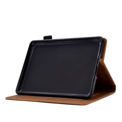 For Amazon Kindle Paperwhite 5 Tower Embossed Leather Smart Tablet Case(Brown) - Amazon by buy2fix | Online Shopping UK | buy2fix