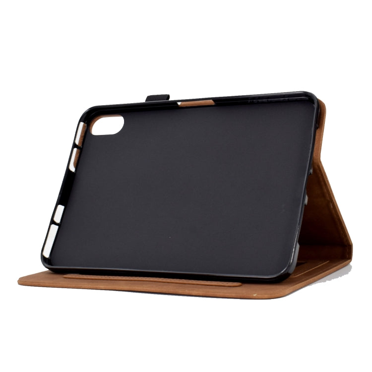 For Lenovo Tab P11 Tower Embossed Leather Smart Tablet Case(Brown) - Lenovo by buy2fix | Online Shopping UK | buy2fix