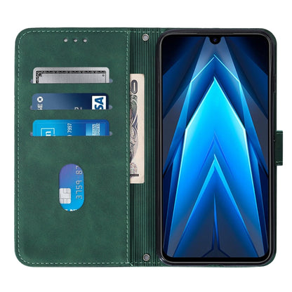 For Tecno Pova 4 Pro Crossbody 3D Embossed Flip Leather Phone Case(Dark Green) by buy2fix