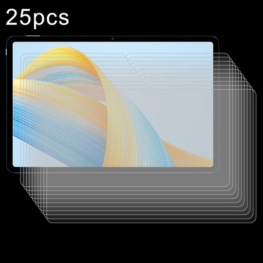 For Honor Pad 10 / Pad V8 Pro / Pad 9 25pcs 9H 2.5D Explosion-proof Tempered Tablet Glass Film