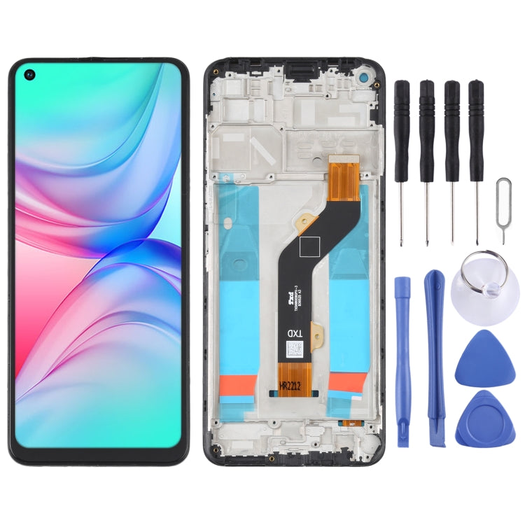 OEM LCD Screen For infinix Hot 10 X682B X682C Digitizer Full Assembly with Frame - LCD Screen by buy2fix | Online Shopping UK | buy2fix