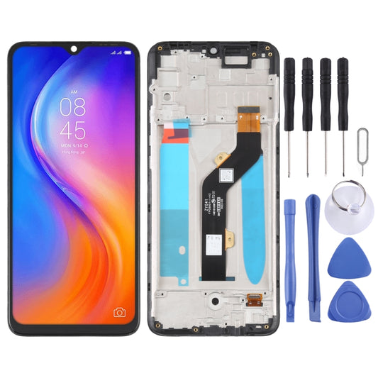 OEM LCD Screen For Tecno Spark 5 Air KD6a Digitizer Full Assembly with Frame - LCD Screen by buy2fix | Online Shopping UK | buy2fix