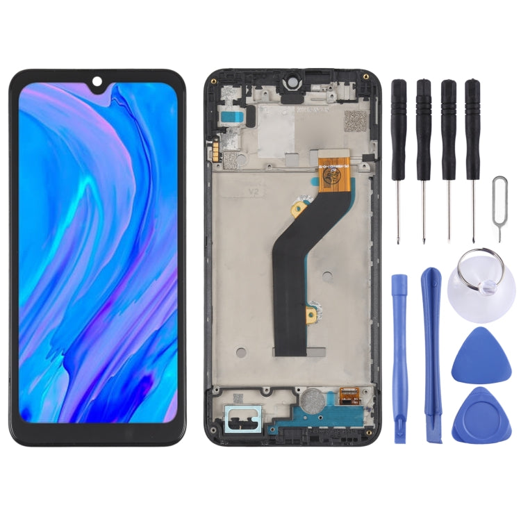 OEM LCD Screen For itel S15 Digitizer Full Assembly with Frame by buy2fix