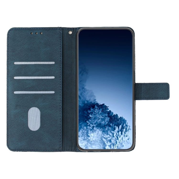 For Samsung Galaxy A54 Mandala Embossed Flip Leather Phone Case(Blue) by buy2fix