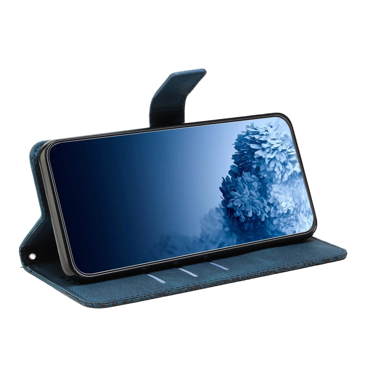 For Samsung Galaxy A54 Mandala Embossed Flip Leather Phone Case(Blue) by buy2fix