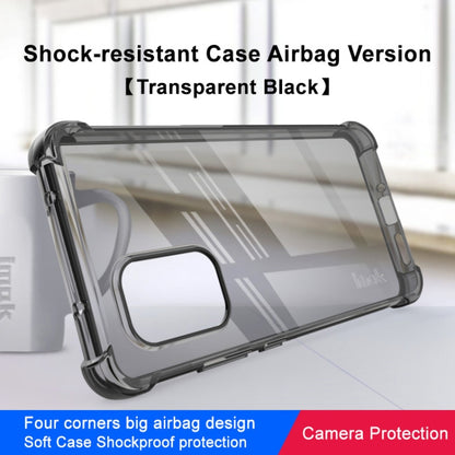 For Nokia X30 5G imak Shockproof Airbag TPU Phone Case(Transparent Black) by imak
