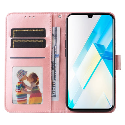 For Infinix Note 12 / G96 Embossed Sunflower Leather Phone Case(Pink) - Infinix Cases by buy2fix | Online Shopping UK | buy2fix