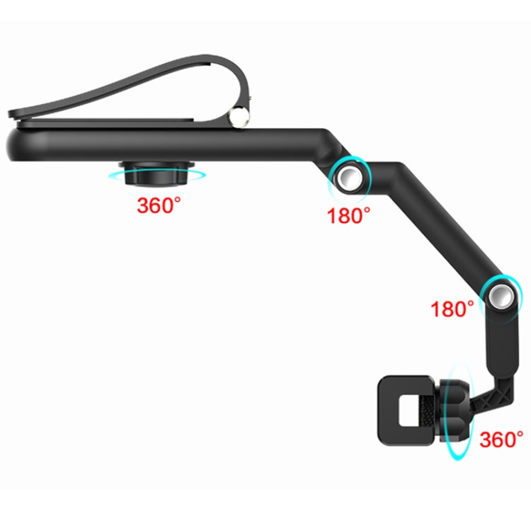 Multifunctional Car Sun Visor Rear Seat Mobile Phone Holder (Grey) by buy2fix
