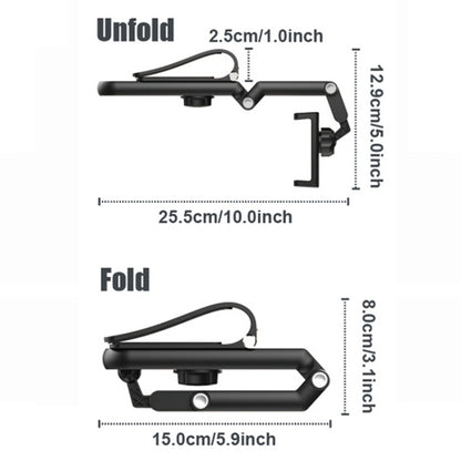 Multifunctional Car Sun Visor Rear Seat Mobile Phone Holder (Grey) by buy2fix