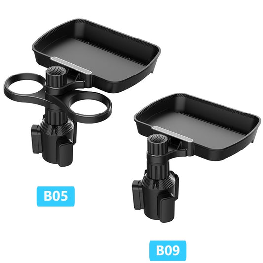 B05 Car Drink Water Cup Holder 360 Degree Rotating Dinner Plate(Black) - Car Drink Holders by buy2fix | Online Shopping UK | buy2fix