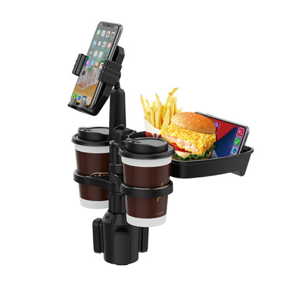 B06 Car Drink Water Cup Mobile Phone Holder 360 Degree Rotating Dinner Plate(Green) - Car Drink Holders by buy2fix | Online Shopping UK | buy2fix