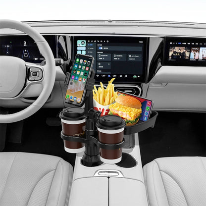 B06 Car Drink Water Cup Mobile Phone Holder 360 Degree Rotating Dinner Plate(Green) - Car Drink Holders by buy2fix | Online Shopping UK | buy2fix