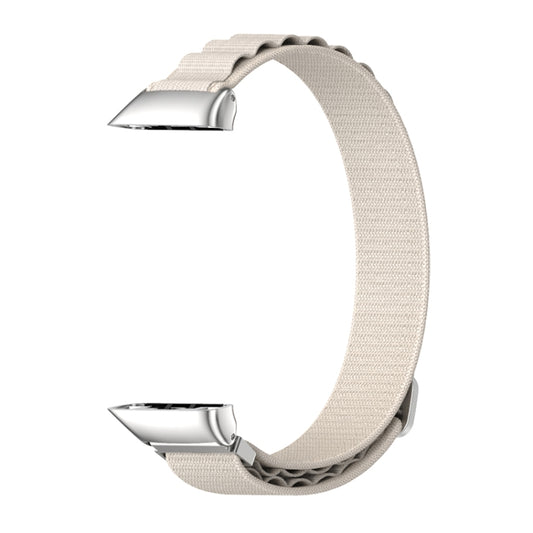 For Huawei Band 7 / 7 NFC MIJOBS Nylon Breathable Watch Band(Grey Silver) - Watch Bands by MIJOBS | Online Shopping UK | buy2fix