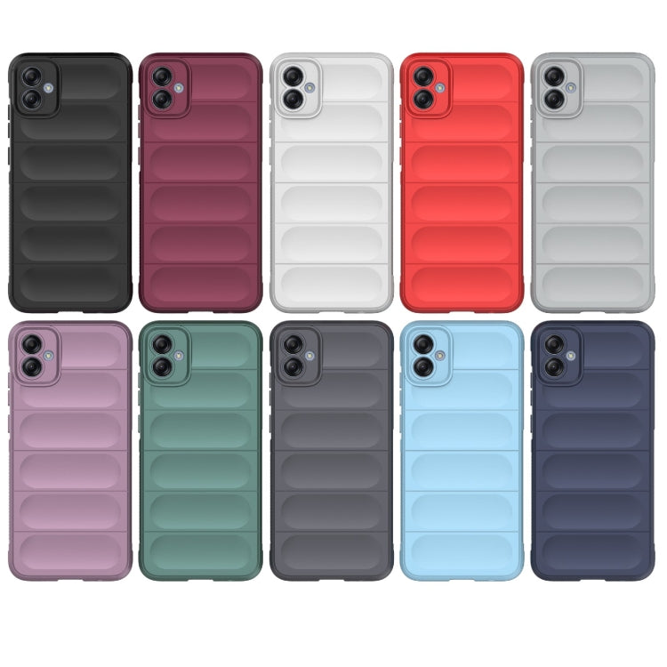 For Samsung Galaxy A04e 4G Magic Shield TPU + Flannel Phone Case(Dark Blue) by buy2fix