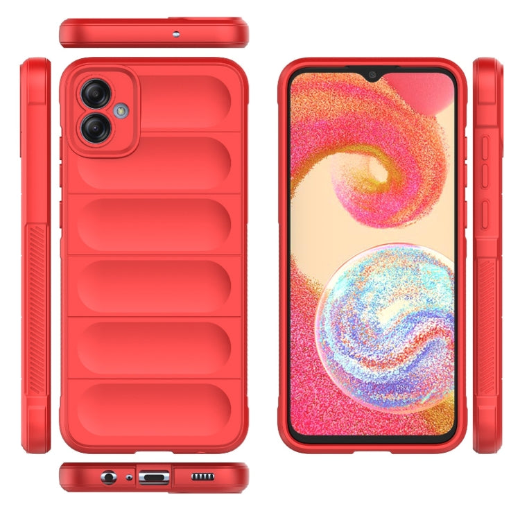 For Samsung Galaxy A04e 4G Magic Shield TPU + Flannel Phone Case(Red) by buy2fix