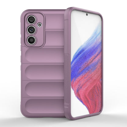 For Samsung Galaxy A54 5G Magic Shield TPU + Flannel Phone Case(Purple) by buy2fix