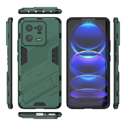 For Xiaomi 13 Pro Punk Armor 2 in 1 PC + TPU Phone Case(Green) - Xiaomi Cases by buy2fix | Online Shopping UK | buy2fix