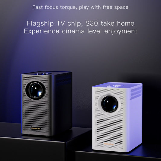 S30 Android System HD Portable WiFi Mobile Projector, Plug Type:US Plug(White) - Mini Projector by buy2fix | Online Shopping UK | buy2fix