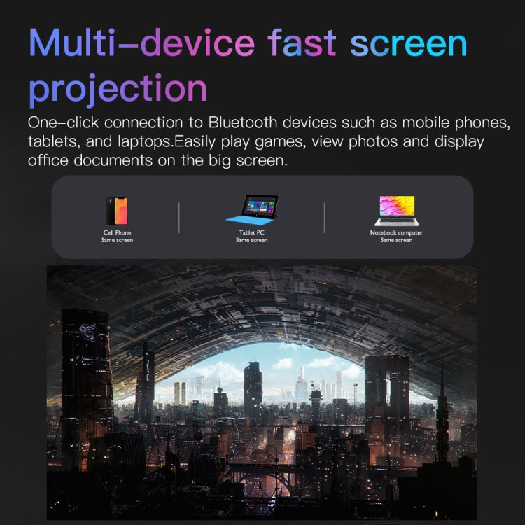 S30 Android System HD Portable WiFi Mobile Projector, Plug Type:EU Plug(Black) - Mini Projector by buy2fix | Online Shopping UK | buy2fix