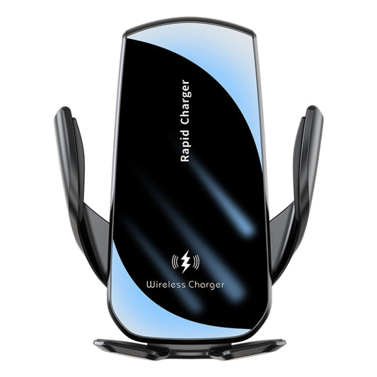 V5 15W Smart Induction Wireless Charger Car Phone Holder(Black) - Wireless Charger Holders by buy2fix | Online Shopping UK | buy2fix
