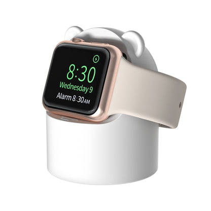For Apple Watch Smart Watch Silicone Charging Holder without Charger(White) - Charger / Holder by buy2fix | Online Shopping UK | buy2fix