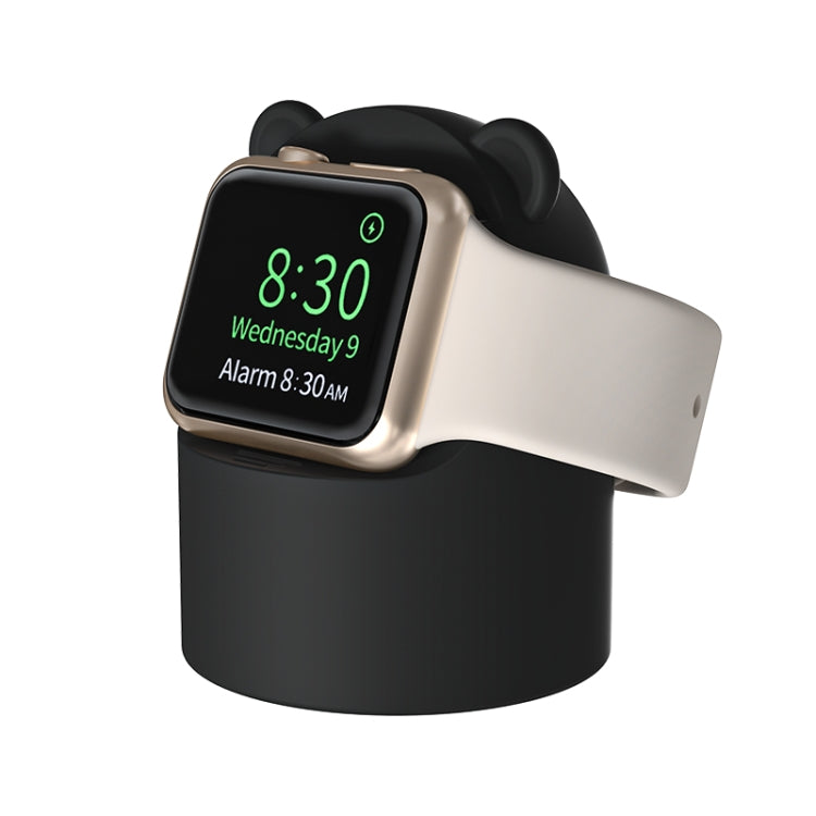 For Apple Watch Smart Watch Silicone Charging Holder without Charger(Black) - Charger / Holder by buy2fix | Online Shopping UK | buy2fix