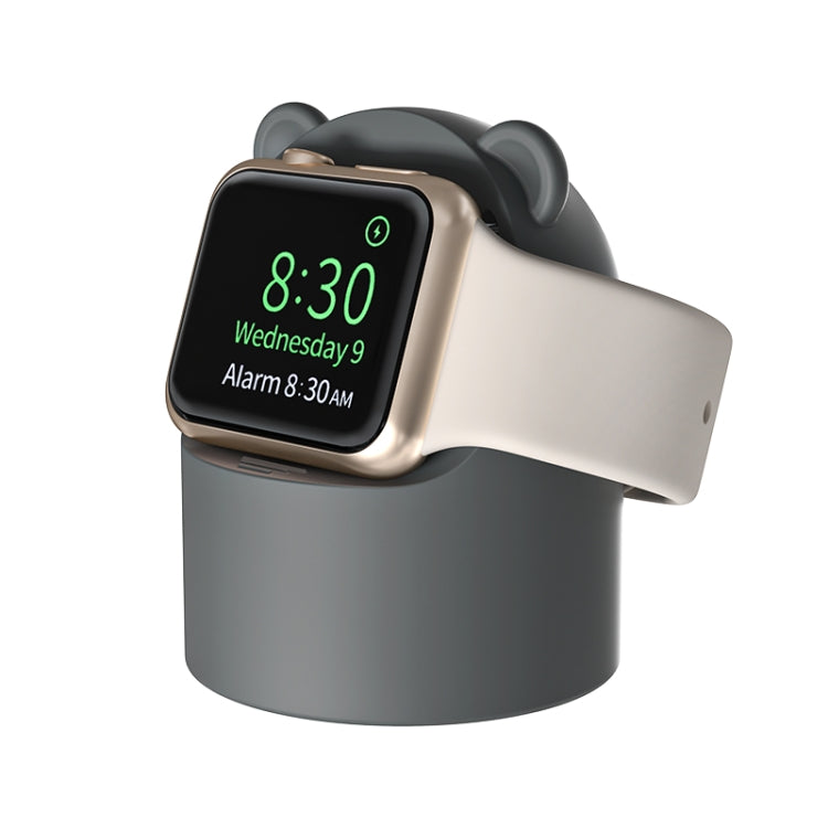 For Apple Watch Smart Watch Silicone Charging Holder without Charger(Grey) - Charger / Holder by buy2fix | Online Shopping UK | buy2fix