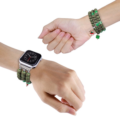 Bodhi Beads Watch Band For Apple Watch Series 9&8&7 41mm / SE 3&SE 2&6&SE&5&4 40mm / 3&2&1 38mm(Green) by buy2fix