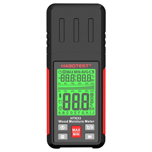HABOTEST HT633 Portable Multifunctional Digital Display Wood Moisture Detector - PH & Moisture Meter by HABOTEST | Online Shopping UK | buy2fix