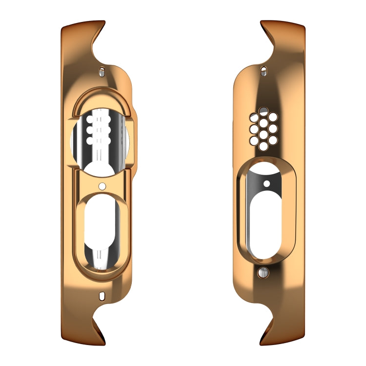 For Apple Watch Ultra 2 / Ultra 49mm Plating Gloss PC Tempered Glass Integral Watch Case(Rose Gold) - Watch Cases by buy2fix | Online Shopping UK | buy2fix