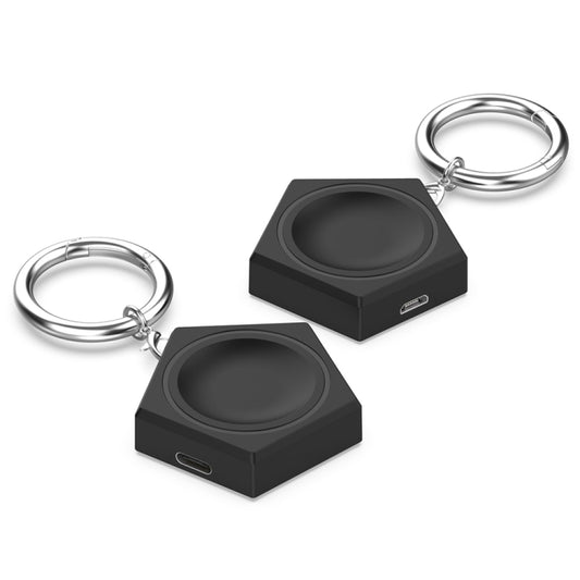 For Huawei Watch Buds Type-C Portable Universal Smart Watch Charger(Black) - Charger by buy2fix | Online Shopping UK | buy2fix