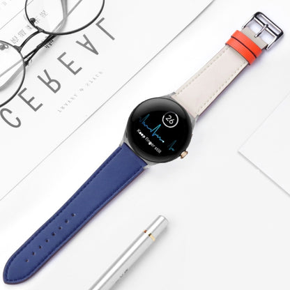 For Google Pixel Watch Genuine Leather Watch Band(Black) - Watch Bands by buy2fix | Online Shopping UK | buy2fix