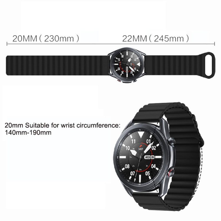 For Google Pixel Watch Reverse Buckle Magnetic Silicone Watch Band(Black) - Watch Bands by buy2fix | Online Shopping UK | buy2fix