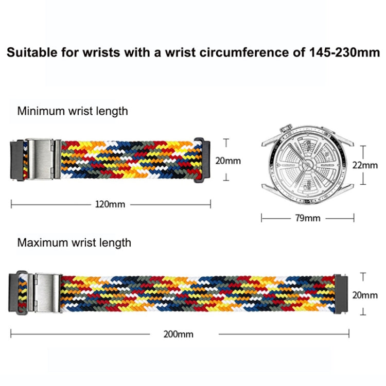 For Google Pixel Watch Metal Buckle Nylon Watch Band(Starlight Color) - Watch Bands by buy2fix | Online Shopping UK | buy2fix
